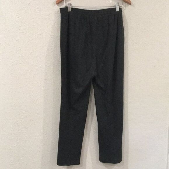 Cathy Daniels Women L Stretch High Waisted Pleated Crease Knit Pant - Picture 4 of 15